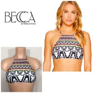 BECCA Medium bikini top . NWT